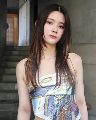 🌟デザインカラー 久保悠那のヘアスタイル
