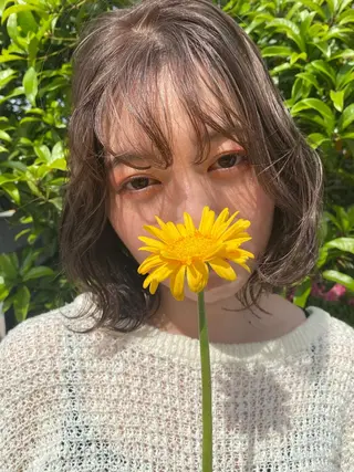 ミディアム ヒラノホナミ 🫧艶髪🫧髪質改善のヘアスタイル
