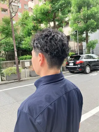ショート メンズ 縮毛矯正/レイヤー/ 牧口瑠夏のヘアスタイル