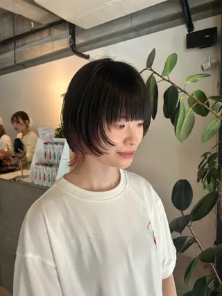 ショート カラー twig 山田 永嶋芽衣のヘアスタイル