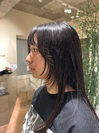 ロング 笹木 菜々子のヘアスタイル