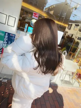 ロング カラー 淵野辺カラーモデル 募集🌼畔上のヘアスタイル