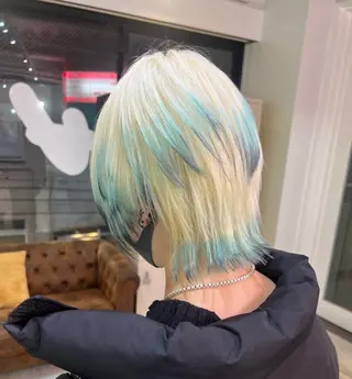 ショート 💎艶ハイトーン/ はるか💎のヘアスタイル