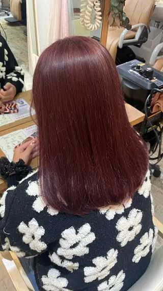 ミディアム カラー 門脇 愛未のヘアスタイル