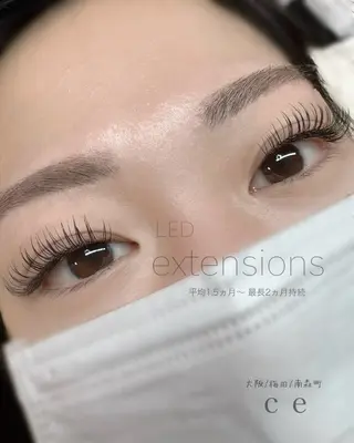 マツエク・マツパ 南森町 ceのマツエク・マツパデザイン