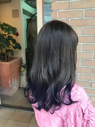 セミロング カラー パーマ ヘアアレンジ メンズ キッズ ネイル マツエク・マツパ サロンドミルク 渋谷高比良のヘアスタイル