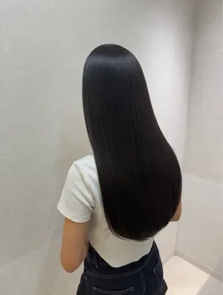ロング 透明感カラーボブ レイヤー/asukaのヘアスタイル