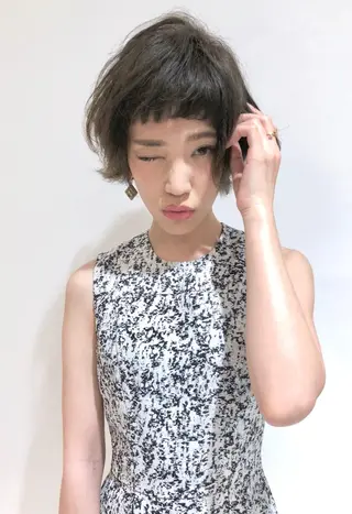 ショート カット無料/髪質改善 髪質根本改善/艶髪のヘアスタイル