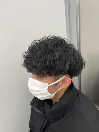 ショート 京都河原町 メンズパーマ助川龍哉のヘアスタイル
