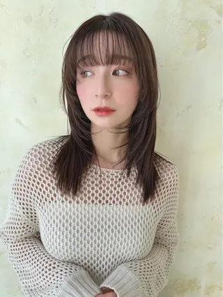 ミディアム ○HITOMI ○のヘアスタイル