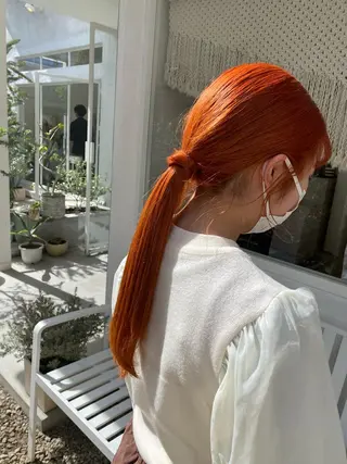 カラー 大山 茶子のヘアスタイル