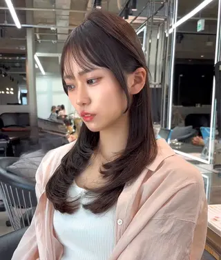 ミディアム カラー 【博多髪質改善】 吉村 清志のヘアスタイル