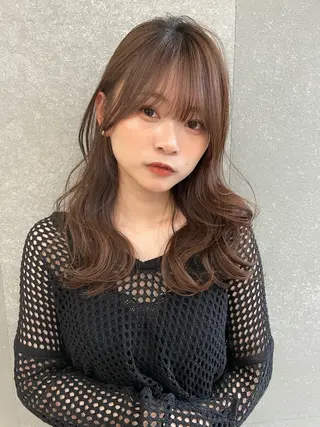 セミロング カラー 🌈レイヤーカット/ /吉田悟志🌈のヘアスタイル