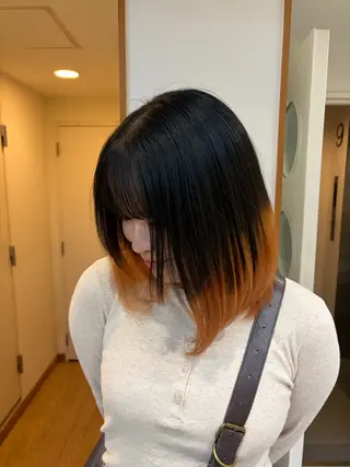 カラー UNBIRTHDAY いずみのヘアスタイル