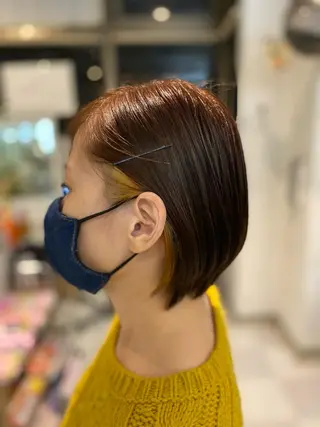 ショート カラー 黒川 奨のヘアスタイル