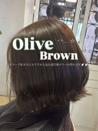 ミディアム eMu透明感カラー ちゅる髪yuki✩のヘアスタイル