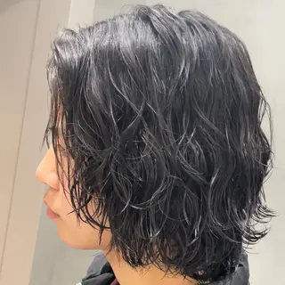 ロング パーマ ヘアアレンジ メンズ fifth 石川 凪のヘアスタイル