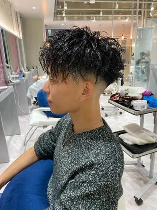 ショート パーマ Riganuts王子 Hayato✂︎のヘアスタイル