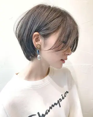 ショート オイカワ ルウのヘアスタイル