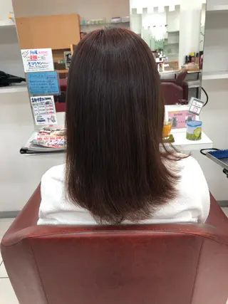 セミロング カラー 海外デザイン好きな方 滝沢錬平のヘアスタイル