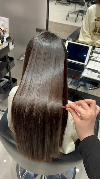 ロング 中村 夢咲のヘアスタイル