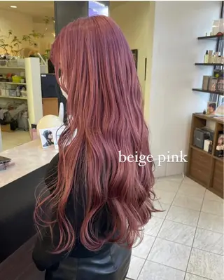ロング カラー コレットヘアー 田中アヤノのヘアスタイル