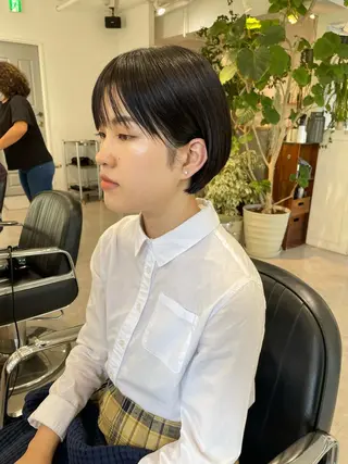 ショート カラー 表参道【髪質改善】 宮嶋勇太のヘアスタイル