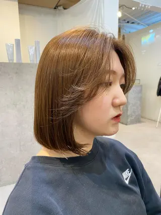 ミディアム カラー 似合う髪型見つけます AYAKAのヘアスタイル