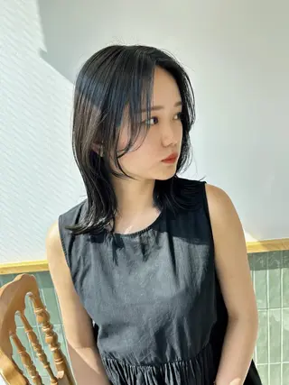 セミロング カラー ヘアアレンジ 【代表】 たき〜のヘアスタイル