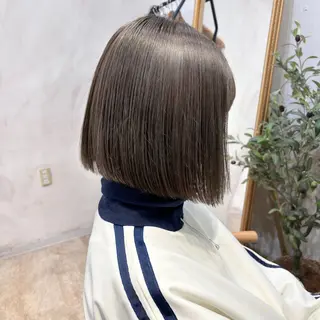 ショート ブリーチなし透明感 カラー/チサト🌿のヘアスタイル