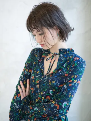 ショート Conforto店長 渡邊のヘアスタイル