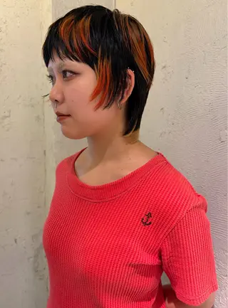 ショート カラー 村上雅人 ナチュラルモードのヘアスタイル