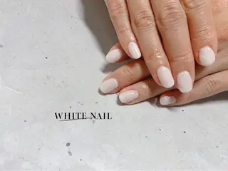 ネイル WHITE NAIL ホワイトネイルのネイルデザイン