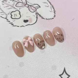 ネイル ネイル💕& まつ毛パーマのネイルデザイン