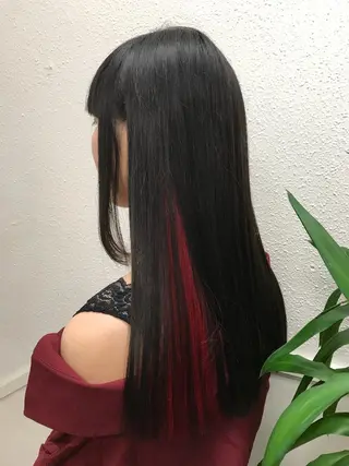ロング 韓国 縮毛矯正 髪質改善 木村のヘアスタイル