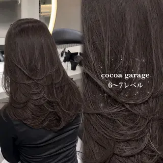 ロング カラー ♡Aira♡Lond /韓国レイヤー/縮毛のヘアスタイル