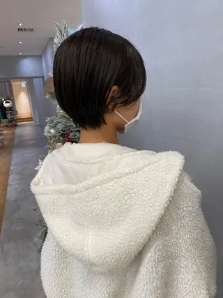 ショート カラー ヘアアレンジ 、 、のヘアスタイル