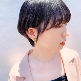 ショート カラー 中川 竜誠のヘアスタイル