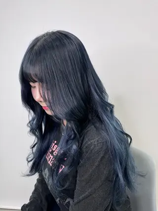 ロング カラー 韓国風カラー🤎 𝒄𝒉𝒊𝒌𝒂のヘアスタイル