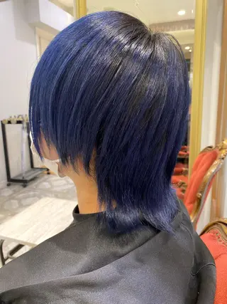 メンズ 🩵ブリーチと ブリーチ矯正の人🩵のヘアスタイル