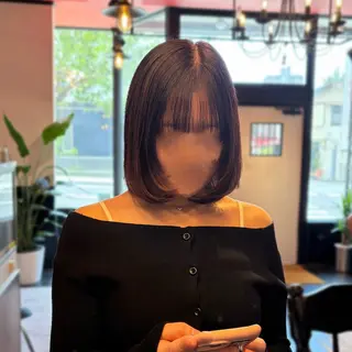 ミディアム スズキ リコのヘアスタイル
