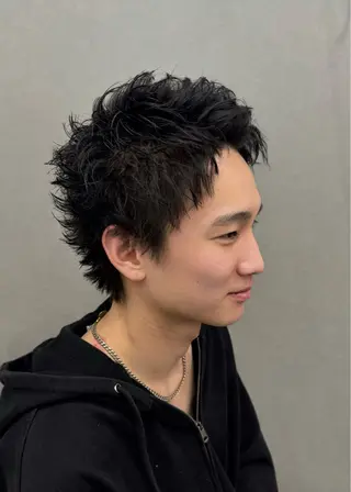 メンズ ✨ブリーチ無しWカラ ー・メンズ✨佐藤秀太のヘアスタイル