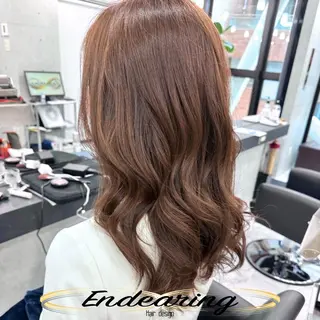 カラー 柳田 怜那/銀座 Endearingのヘアスタイル