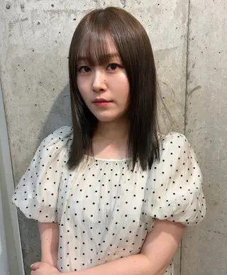 セミロング カラー [lani ] konatsuのヘアスタイル