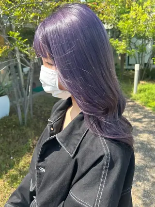 セミロング カラー 吉田 遥稀【Earth】のヘアスタイル