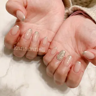 ネイル 地爪育成💅 kanaoanailのネイルデザイン