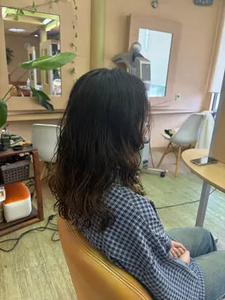 ミディアム 加茂 響のヘアスタイル