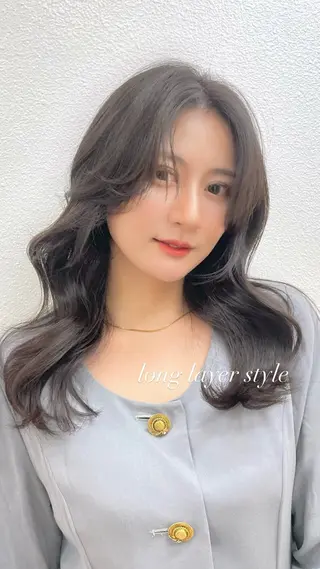 ロング ♡レイヤーボブ パーマ/うらら♡のヘアスタイル