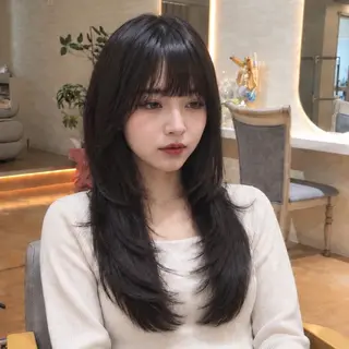 ロング 松澤日菜 ✂メンズ歓迎のヘアスタイル