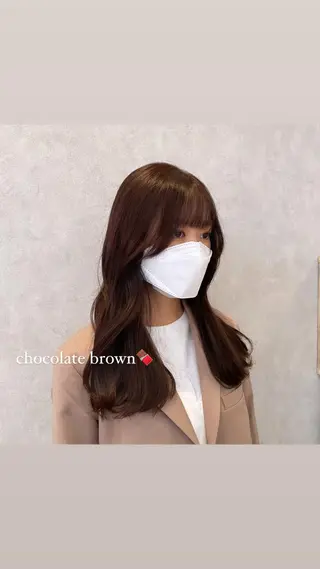 ロング カラー ヘアアレンジ REONA🪽✨薬院 レイヤーカット🫧のヘアスタイル